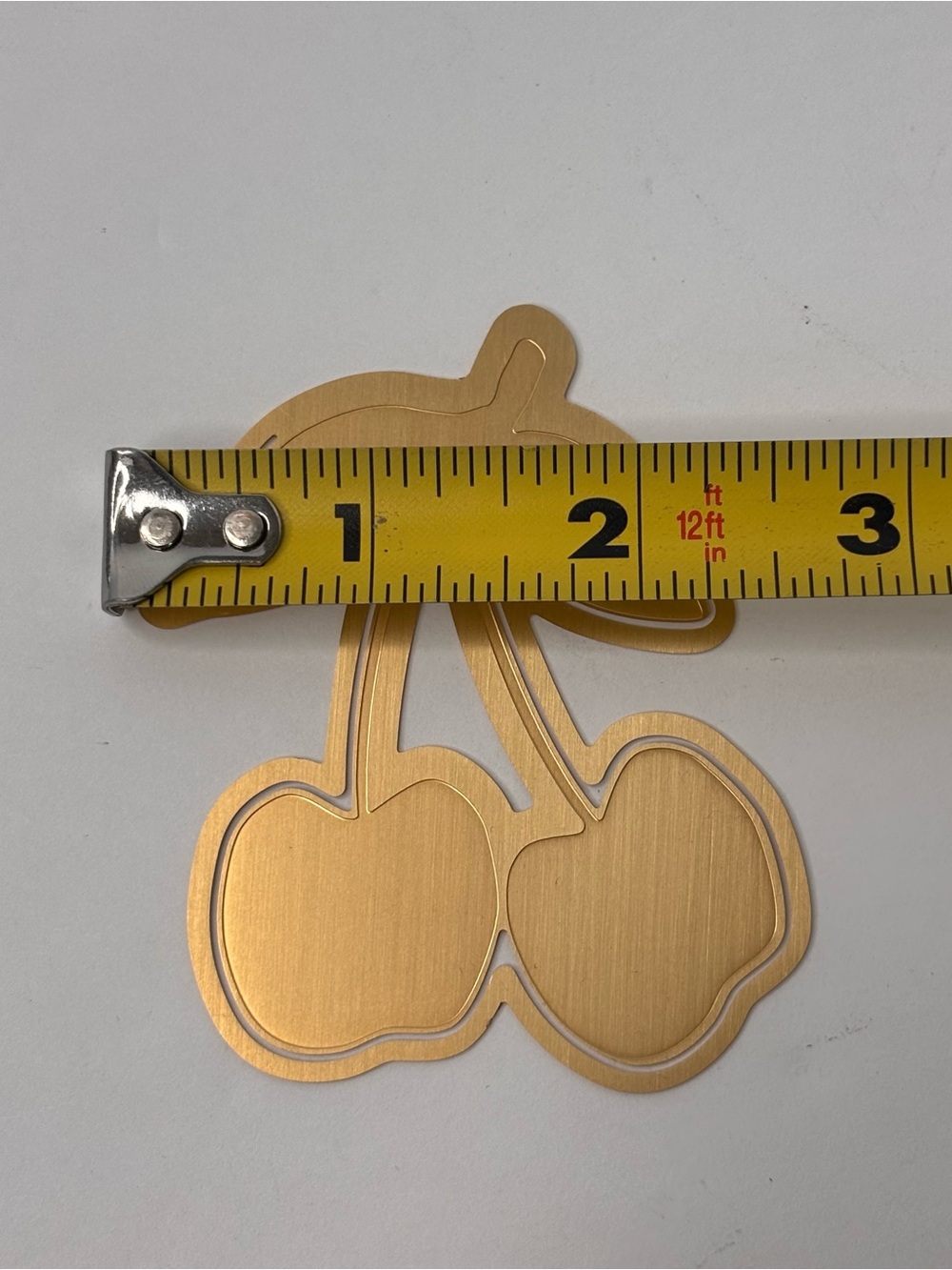 Anthropologie x Papier A Tale Of Two Cherries Mini Book Brass Bookmark Set NEW - Picture 9 of 11